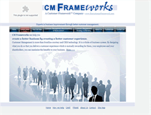Tablet Screenshot of cmframeworks.com
